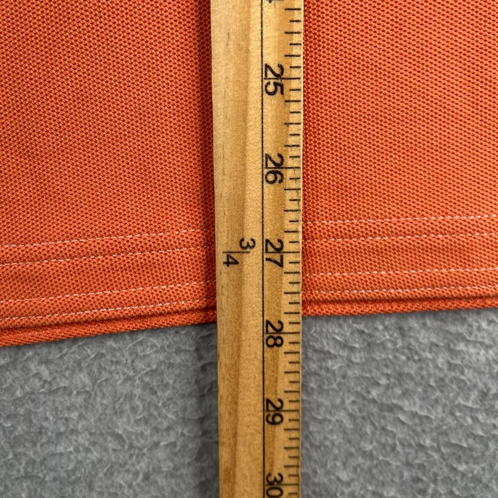 Tommy Bahama Supima Polo Shirt Coral Orange Beach Casual Mens Large - Picture 11 of 11